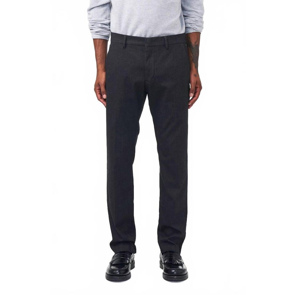 NEW NN07 theo slim tailored chino pants in black multi